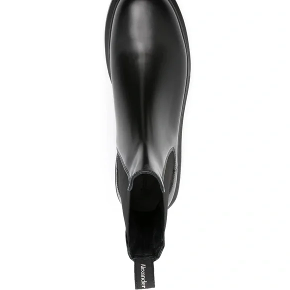 Alexander McQueen Black Hybrid Chelsea Boots